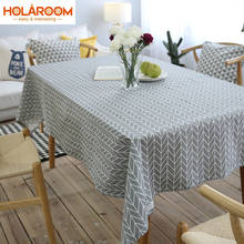 classical Tablecloth classic multifunctional cotton &linen  Rectangular Dinning Table cloth for Kitchen party Home Decor 2024 - buy cheap