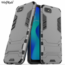 Funda de teléfono para Oppo A1K, carcasa de Realme C2 a prueba de golpes, armadura de silicona de goma, carcasa dura para Oppo A1K/Realme C2, 6,1 pulgadas, Wolfrule 2024 - compra barato