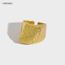 Женское регулируемое кольцо Kikichicc, из 100% стерлингового серебра 925 пробы, нестандартной геометрической формы, в стиле панк, 2020 2024 - купить недорого