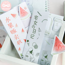 Mr Paper 72pcs/lot Watermelon Juice Carp Sakura Set for Diary Creative Folded Memo Pad Notepad Self-Stick Note Writing Memo Pads 2024 - buy cheap