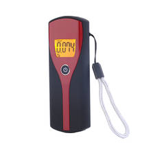 Universal Professional Digital LCD Display Alcohol Breath Alert Breath Tester Black Wine Red Plastic Quick Response and Resume 2024 - buy cheap