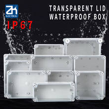 IP67 Outdoor Waterproof PC Junction Box Plastic Shell Distribution Box Monitoring Power Box Socket Box Transparent ABS 2024 - buy cheap