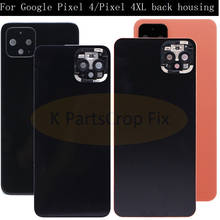 For Google Pixel 4 Back Battery Cover glass Housing Case Replacement Parts For Google Pixel 4 XL Battery Cover 2024 - buy cheap