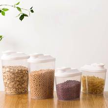 1pc Food Storage Container Box Plastic Clear Container Kitchen Food Sealed Boxes Snacks Fruit Grains Cereal Storage Box Bin 2024 - buy cheap