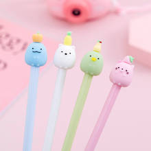 Ellen Brook 1 PCS Kawaii Gel Pen Korean Cartoon Creative Cute Fruit Head School Office Stationery Sweet Pretty Lovely Funny 2024 - buy cheap