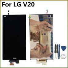 Для LG V20 VS995 VS996 LS997 H910 H918 H990 ЖК-дисплей + кодирующий преобразователь сенсорного экрана в сборе Ремонт Запасные части ЖК-экран s 2024 - купить недорого