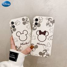 Disney Mickey for IPhoneXR Mobile Phone Case for IPhoneX/xs/xsmax/11/12/12mini/11pro/12pm/11pm/12pro Couple Mobile Phone Cover 2024 - buy cheap