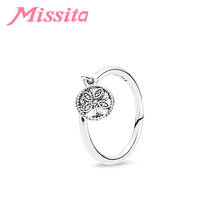 MISSITA NEW Life of Tree Finger Rings For Women Fit Pan Wedding Engagement Silver Color Jewelry Gift Dropshipping 2024 - buy cheap