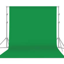 Pano para fundo fotográfico profissional, tela verde de 3x6m, lavável, durável em tecido de poliéster-algodão 2024 - compre barato