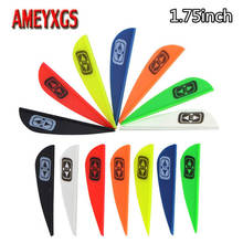 50pcs Archery Arrow Feather 1.75" Rubber Feathers 7Colors Arrow Shaft Fletching Vanes Outdoor Bows Hunting Shooting Accessories 2024 - buy cheap