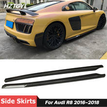 Faldas laterales de fibra de carbono para Audi R8, extensiones de labios, nuevo estilo, 2 unidades, 2016-2018 2024 - compra barato