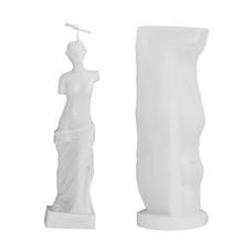 Art Body Candle Mold Female Candle Silicone Mold Fragrance Human Shaped Venus Goddess Candle Making Wax Plaster Mould Handmade 2024 - buy cheap
