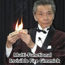 Multi-Functional Invisible Fire Gimmick Magic Tricks Fire From Empty Hand Stage Accessories Illusion Props Comedy 2024 - buy cheap