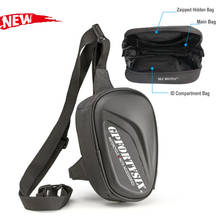 ROCK BIKER-Bolso de hombro de carbono para motocicleta, bandolera antirrobo para hombre, bolsa de pecho para viaje al aire libre, bolsa de mensajero para montar en moto 2024 - compra barato