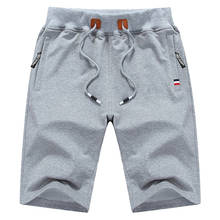 Men's Shorts 6XL 5XL Plus Size Summer Beach Shorts Cotton Fashion Casual Solid Color Short Pants Homme Brand Clothing HX314 2024 - buy cheap