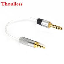 Thouliess-Cable adaptador de amplificador HIFI 2,5mm TRRS, macho equilibrado a macho equilibrado de 4,4mm, 7NOCC, cristal, cobre, plateado 2024 - compra barato