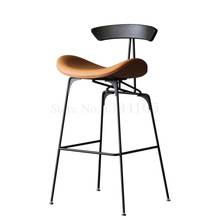 Iron Bar Stool Nordic Industrial Wind Ant Bar Chair Modern Minimalist High Stools Home Back Bar Chair 2024 - buy cheap