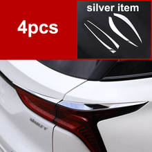 4pcs for changan CS75 PLUS 2020 taillight Decorative bright strip Light eyebrow Stainless steel trim 2024 - buy cheap