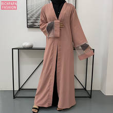 Kaftan Dubai Abaya Turkey Kimono Cardigan Hijab Muslim Dress Ramadan Aid Mubarek Caftan Islam Clothing Abayas For Women Robe Ete 2024 - buy cheap