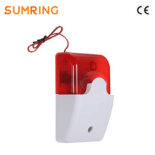 Mini Strobe Siren Security CE 12V Wired Strobe Siren With Flash Light 2024 - buy cheap