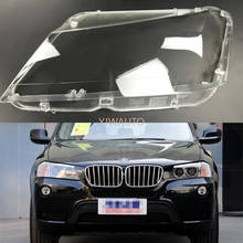 Lente de faro delantero de coche, cubierta de carcasa de Auto para BMW X3 X4 F25 F26 2011 2012 2013 2024 - compra barato