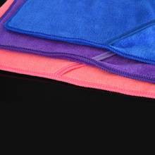 Рыболовное полотенце мягкое утолщение на открытом воздухе спортивные полотенца для рук с карабином для рыбалки случайный цвет 2024 - купить недорого