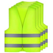 4 Pcs. Safety Vests Car Puncture Vest Safety Vest, Safety Warning Vest En 471 with 360 Degree Reflective Stripes and Buckle, Sta 2024 - buy cheap