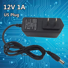 AC 100-240 V DC 12 V 1A Universal Power Adapter Carregador Fonte adaptador EUA para LED light strip equipamentos de segurança Set top box 2024 - compre barato