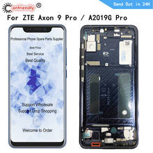 AMOLED Screen For ZTE Nubia A2019G Pro Axon 9 Pro LCD Display Touch Screen Digitizer with frame Aseembly for ZTE A2019G pro 2024 - buy cheap