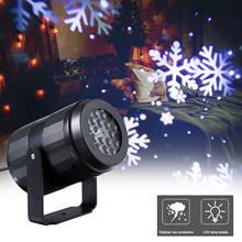 Proyector LED de copos de nieve para Navidad, luces para Festival, vacaciones, fiesta en casa, lámpara de noche, luz para nieve, decoración de Navidad 2024 - compra barato