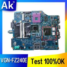 Akemy para Sony Vaio VGN-FZ240E VGN-FZ placa base de computadora portátil DDR2 gratis CPU A1369752B MBX-165 1P-0076500-8010 Tablero Principal 2024 - compra barato