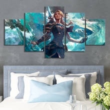 Jaina Proudmoore-pintura de pared de World of Warcraft, videojuegos artísticos sin marco, juegos de guerra, póster de juego de piedra de corazón 2024 - compra barato