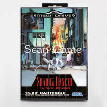Elevata-tarjeta de juego de 16 bits para Sega Mega Drive Shadow Dancer, The Secret Of Shinobi_r, cubierta con caja de venta al por menor 2024 - compra barato