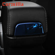 Carmilla Stainless Steel Armrest Box Rear Decoration Sticker Back Outlet Trim for Nissan Kicks 2017 2018 2019 2020 2021 Stickers 2024 - buy cheap