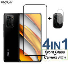 2Pcs Screen Protector For Xiaomi Poco F3 Glass X3 Pro NFC M3 F2 Pro Full Cover Tempered Glass Protective Phone Lens Film Poco F3 2024 - buy cheap