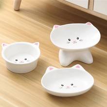 Cute Patterns Ceramic Pet Bowl Cute Cat Bowl Water Basin Dog Pot Pet Drinking Eat Bowl Round Ceramic Bowl Dog Feeders 2024 - buy cheap