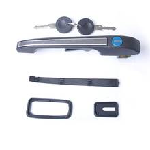 Manija de puerta de coche, kit de juntas y llaves de manija Exterior delantera derecha para VW Golf Jetta MK1 MK2 1980-1992, accesorios para coche 2024 - compra barato