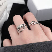 Simple Design Trend Chain Planet Ring For Women Opening Fashion Jewelry Retro Personality Globe Ring Female 2021 New 2024 - buy cheap