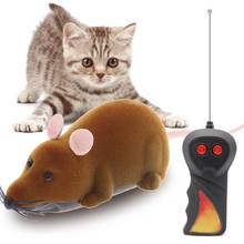 Wireless Electric RC Flocking Plastic Rat Mice Toy Remote Control Mouse for Pet Cat Kitten Playing Toys Cat Training Toy 2024 - buy cheap