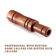 Professional Duck Whistle Handmade Wild Duck Calls Wood Hunting Game Callers for Hunter Duck Callers Free Ship 2024 - buy cheap