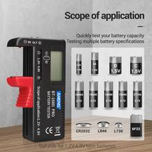Probador Digital de capacidad de batería BT-168 PRO, dispositivo para 18650 14500 Lithum 9V 3,7 V 1,5 V AA AAA Cell C D, nuevo 2024 - compra barato