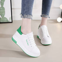 New Women Non-slip Sneakers Casual Platform Lace-Up Trainers Small White Shoes Wedges Low-Top Breathable Woman Shoes 2024 - buy cheap