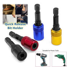 Hot！1pcs Steel Hex Shank Quick Release Screw Depth Screwdriver Bit Holder High Quality Securely 60mm Extension Bar Power Tools 2024 - buy cheap