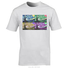 Vincent Van Gogh Sternennacht Pop Art T-Shirt Aesthetic Vaporwave T-Shirt New Short Sleeve O-neck Mens T Shirts Fashion 2024 - buy cheap