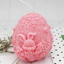 Molde de silicona para jabón de huevo de Pascua, herramientas de decoración de pasteles, Fondant, hecho a mano 2024 - compra barato