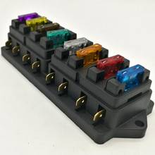 Universal 12v 8Way Fuse Box Block Fuse Holder Box Fuse Accessory 2024 - buy cheap