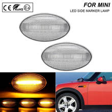 2Pcs Clear lens Dynamic LED Side Marker Turn Signal Light Lamp Indicator Light For MINI Cooper R50 02-06 R52 04-08 R53 02-06 2024 - buy cheap