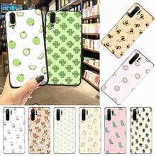 Capa de celular bee cactus para huawei, capinha para huawei honor mate p 9 10 20 30 40 pro 10i 7 8 a x lite nova 5t 2024 - compre barato