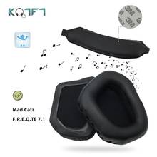 Kqtft-protetor para fones de ouvido, peça de reposição para mad catz f. r. e. q. te 7.1, amortecedor universal 2024 - compre barato