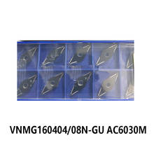 Original VNMG160404N-GU VNMG160408N-GU AC6030M Carbide Cutting Inserts VNMG160404 VNMG160408 N-GU Lathe Cutter Turning Tools 2024 - buy cheap